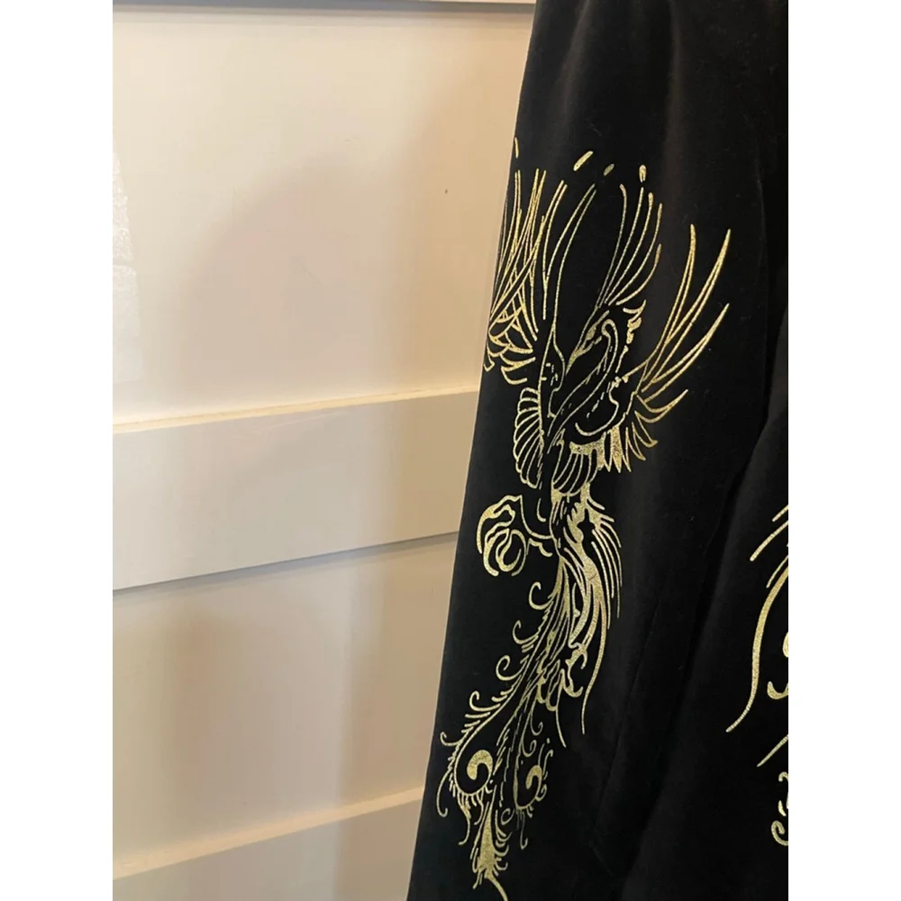 Ed Hardy by Christian Audigier NYC Skull Eagle Embroidered Jacket Size S